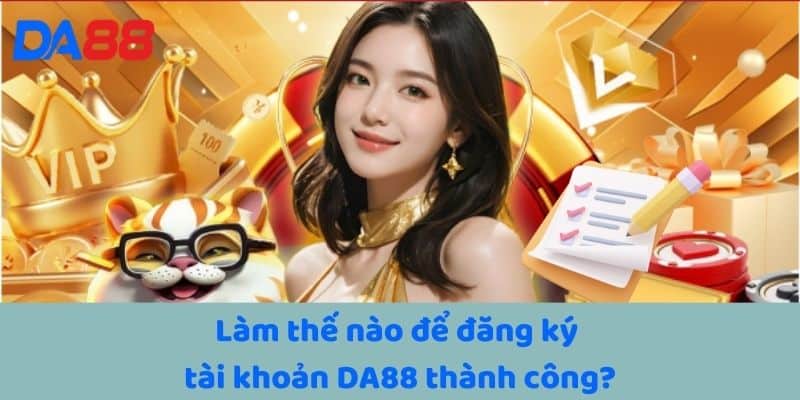 Làm thế nào để đăng ký tài khoản DA88 thành công?